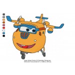 Super Wings Donnie 01 Embroidery Design